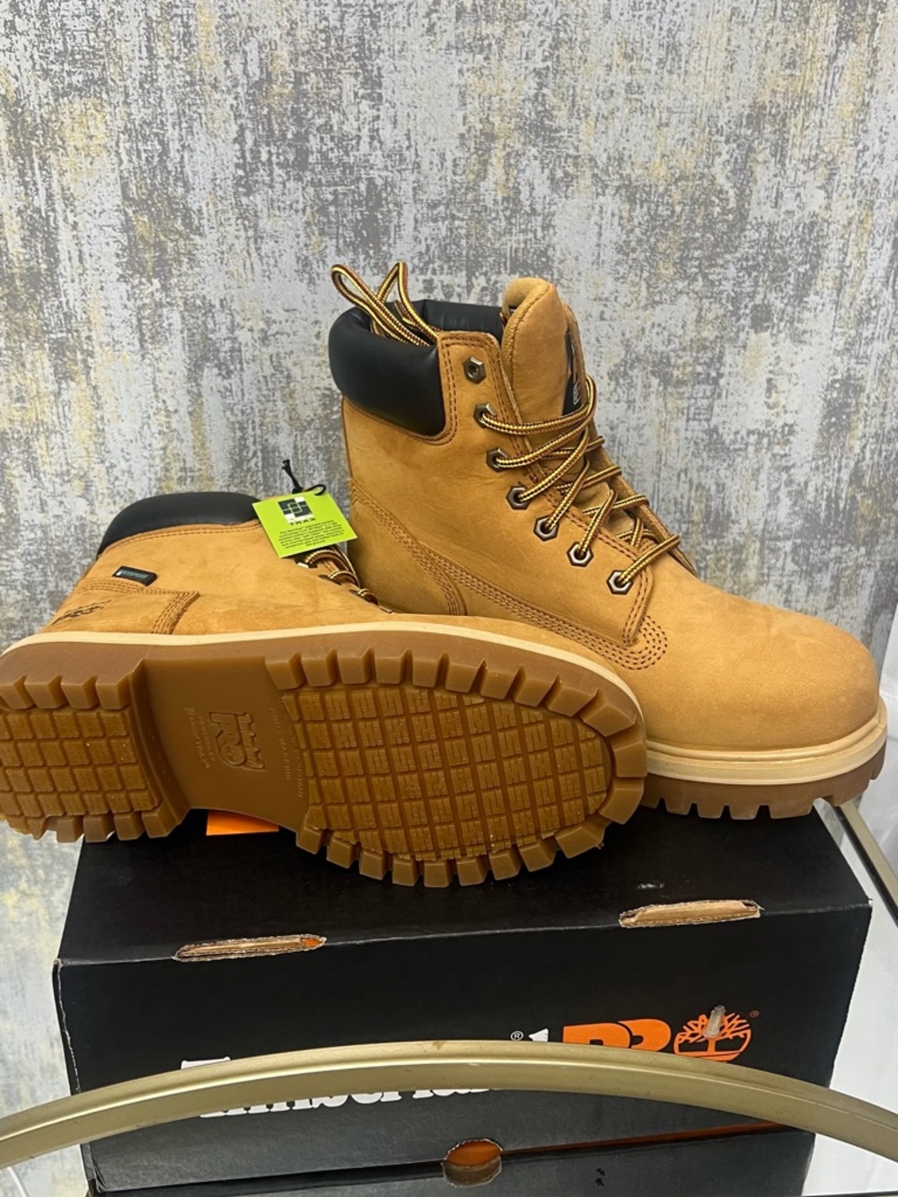 Brand New Timberland Wheat Waterproof Work Boots